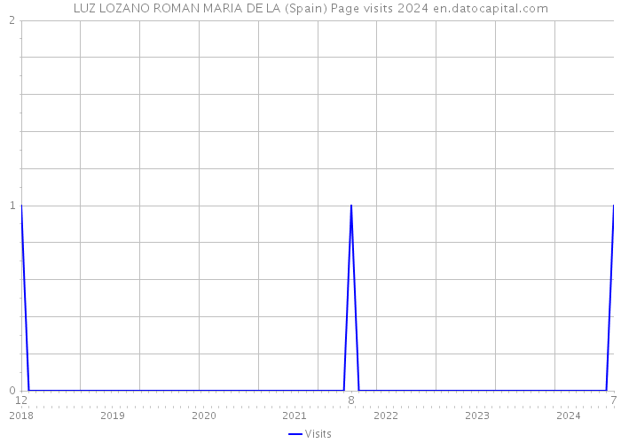 LUZ LOZANO ROMAN MARIA DE LA (Spain) Page visits 2024 