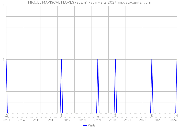 MIGUEL MARISCAL FLORES (Spain) Page visits 2024 