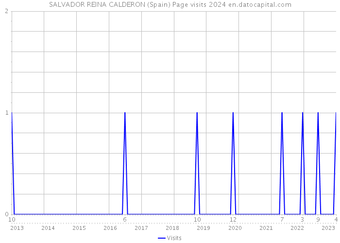 SALVADOR REINA CALDERON (Spain) Page visits 2024 