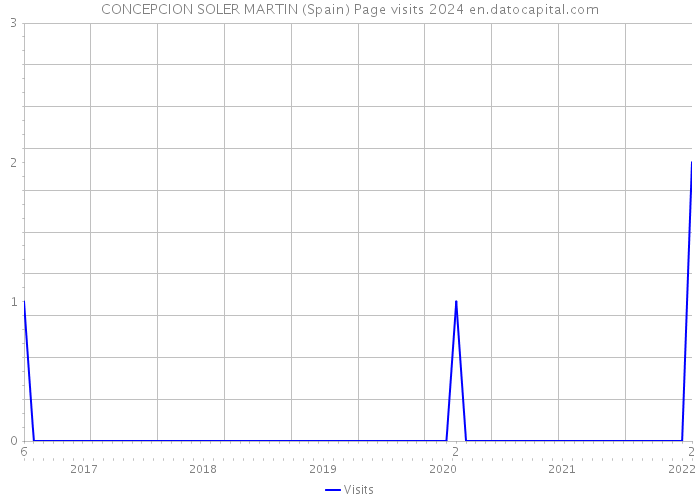 CONCEPCION SOLER MARTIN (Spain) Page visits 2024 