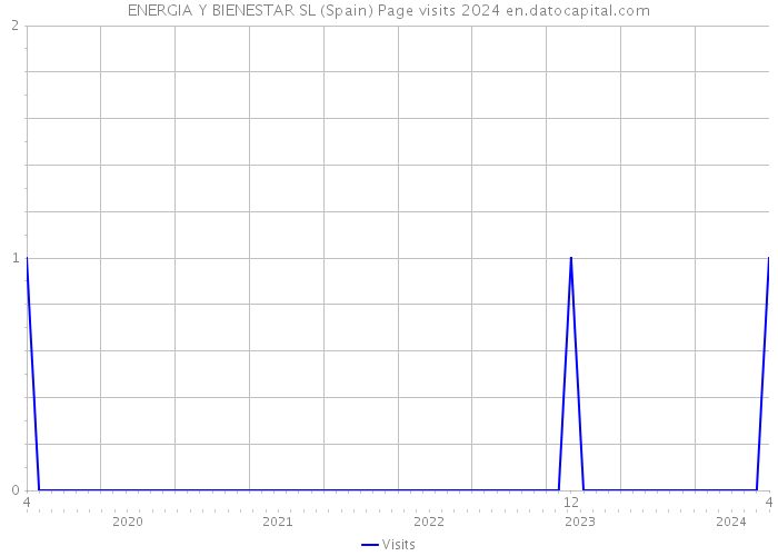 ENERGIA Y BIENESTAR SL (Spain) Page visits 2024 