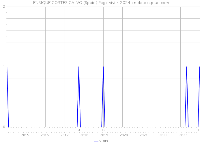 ENRIQUE CORTES CALVO (Spain) Page visits 2024 