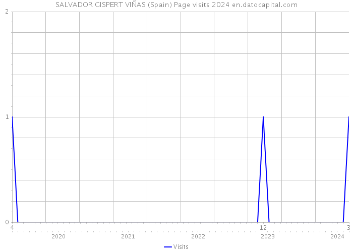 SALVADOR GISPERT VIÑAS (Spain) Page visits 2024 