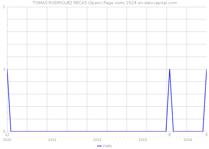 TOMAS RODRIGUEZ RECAS (Spain) Page visits 2024 