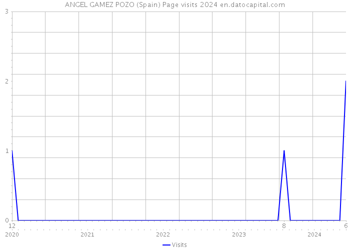 ANGEL GAMEZ POZO (Spain) Page visits 2024 