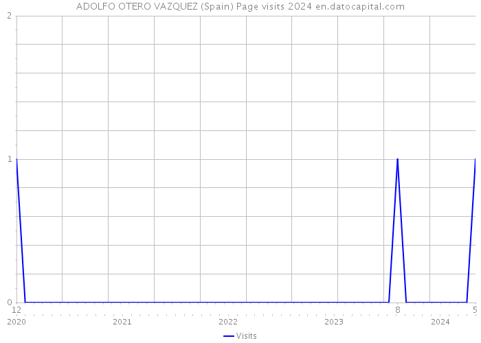 ADOLFO OTERO VAZQUEZ (Spain) Page visits 2024 