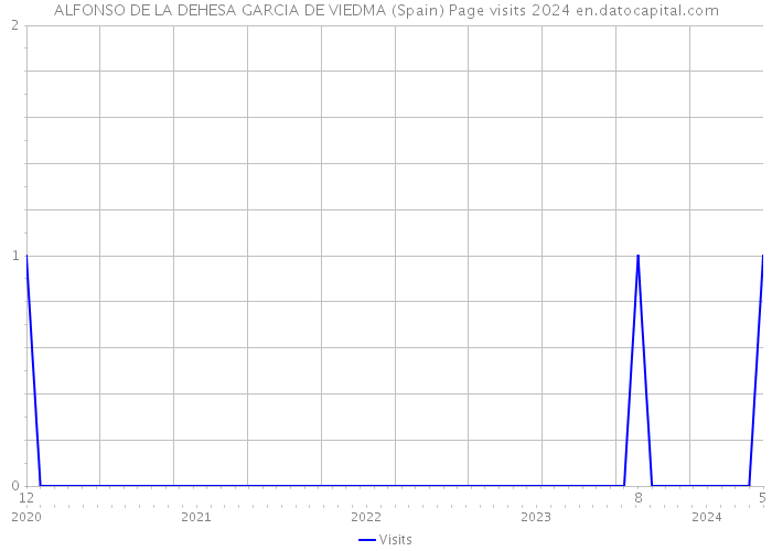 ALFONSO DE LA DEHESA GARCIA DE VIEDMA (Spain) Page visits 2024 