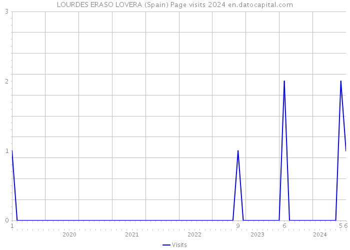 LOURDES ERASO LOVERA (Spain) Page visits 2024 