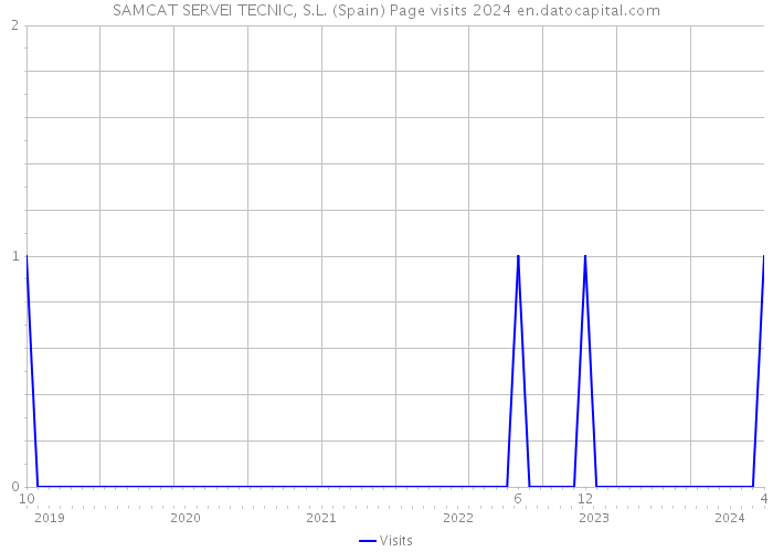 SAMCAT SERVEI TECNIC, S.L. (Spain) Page visits 2024 