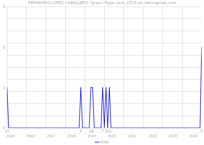 FERNANDO LOPEZ CABALLERO (Spain) Page visits 2024 