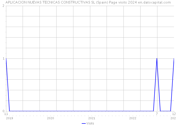 APLICACION NUEVAS TECNICAS CONSTRUCTIVAS SL (Spain) Page visits 2024 