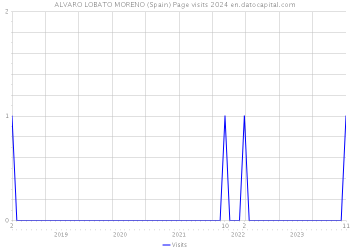 ALVARO LOBATO MORENO (Spain) Page visits 2024 