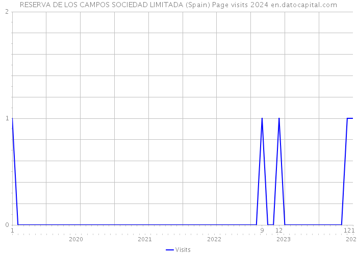RESERVA DE LOS CAMPOS SOCIEDAD LIMITADA (Spain) Page visits 2024 