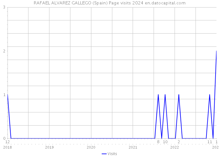RAFAEL ALVAREZ GALLEGO (Spain) Page visits 2024 