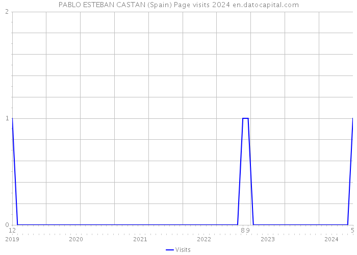 PABLO ESTEBAN CASTAN (Spain) Page visits 2024 