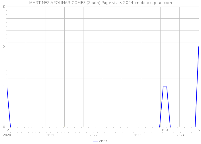 MARTINEZ APOLINAR GOMEZ (Spain) Page visits 2024 