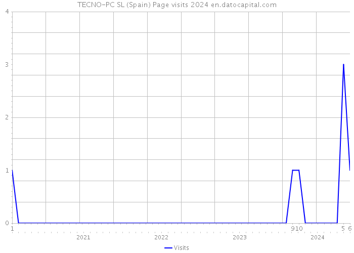 TECNO-PC SL (Spain) Page visits 2024 