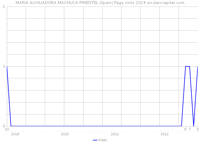 MARIA AUXILIADORA MACHUCA PIMENTEL (Spain) Page visits 2024 