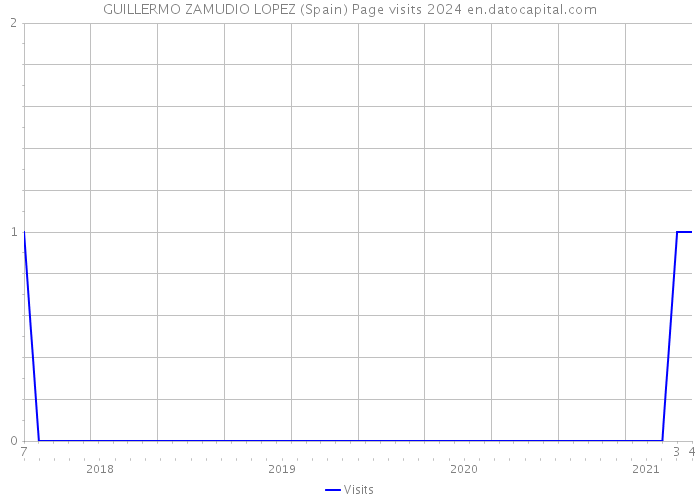 GUILLERMO ZAMUDIO LOPEZ (Spain) Page visits 2024 