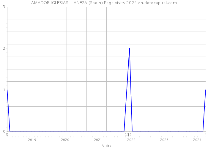 AMADOR IGLESIAS LLANEZA (Spain) Page visits 2024 