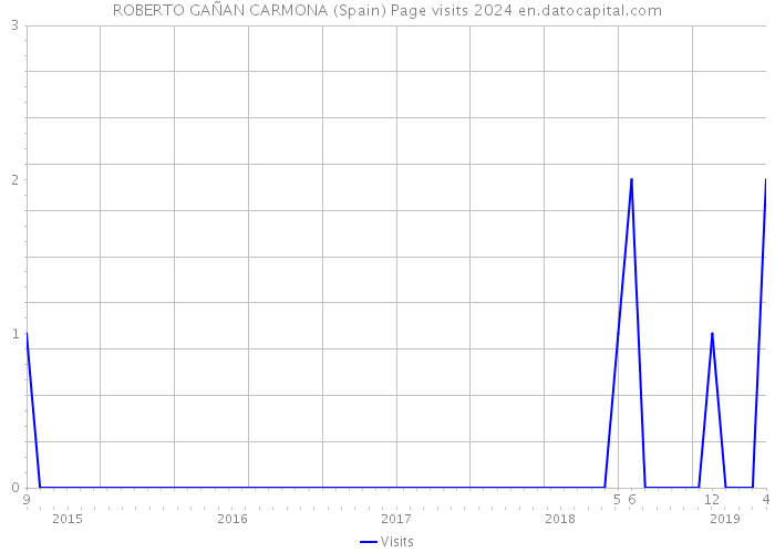 ROBERTO GAÑAN CARMONA (Spain) Page visits 2024 
