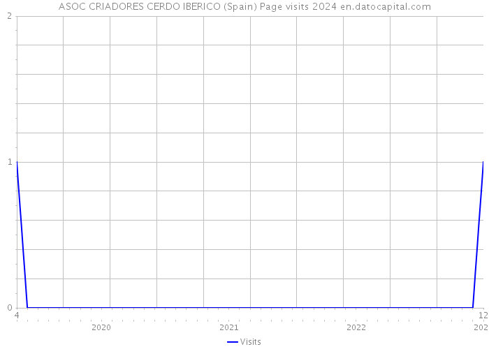 ASOC CRIADORES CERDO IBERICO (Spain) Page visits 2024 