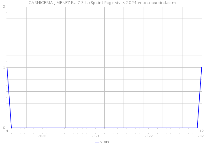 CARNICERIA JIMENEZ RUIZ S.L. (Spain) Page visits 2024 