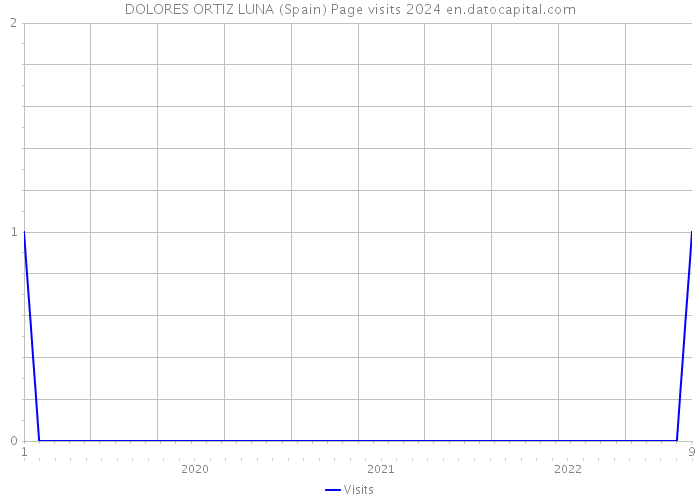 DOLORES ORTIZ LUNA (Spain) Page visits 2024 