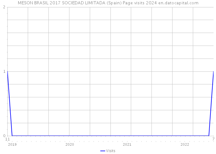 MESON BRASIL 2017 SOCIEDAD LIMITADA (Spain) Page visits 2024 