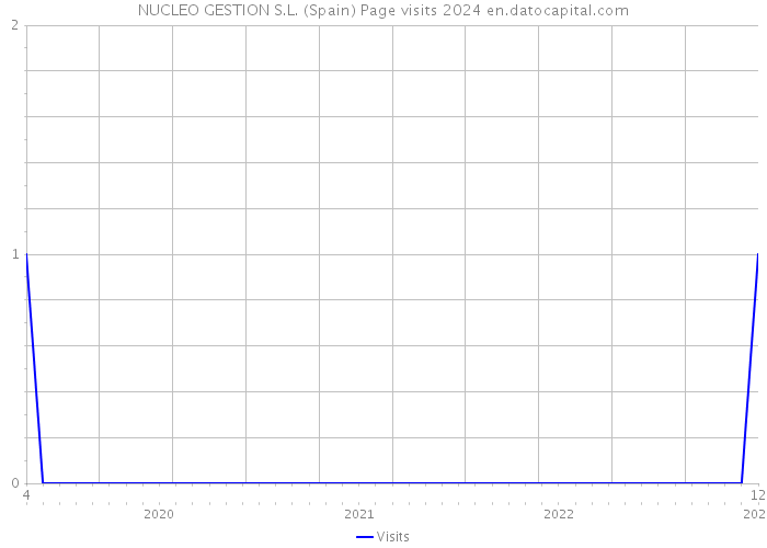 NUCLEO GESTION S.L. (Spain) Page visits 2024 