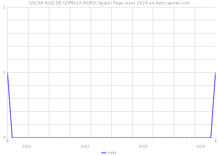 OSCAR RUIZ DE GOPEGUI MURO (Spain) Page visits 2024 