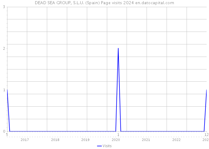 DEAD SEA GROUP, S.L.U. (Spain) Page visits 2024 