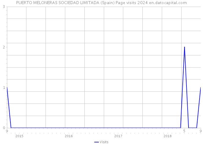 PUERTO MELONERAS SOCIEDAD LIMITADA (Spain) Page visits 2024 