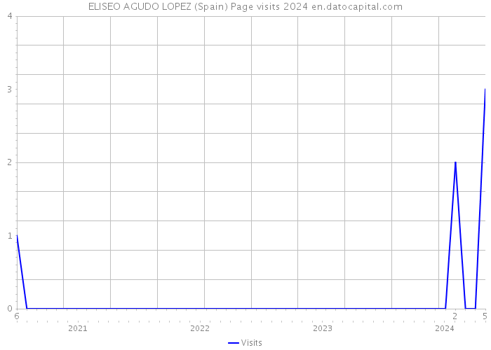 ELISEO AGUDO LOPEZ (Spain) Page visits 2024 