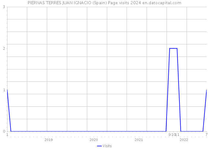 PIERNAS TERRES JUAN IGNACIO (Spain) Page visits 2024 