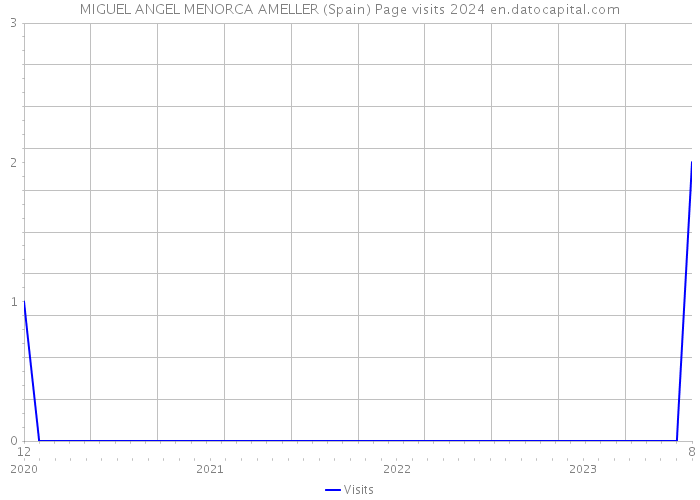 MIGUEL ANGEL MENORCA AMELLER (Spain) Page visits 2024 