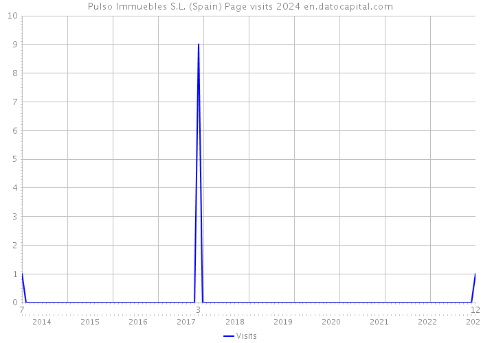 Pulso Immuebles S.L. (Spain) Page visits 2024 