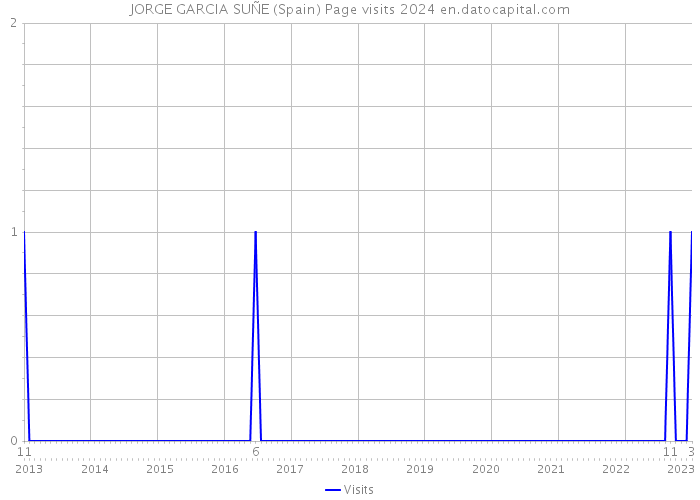 JORGE GARCIA SUÑE (Spain) Page visits 2024 
