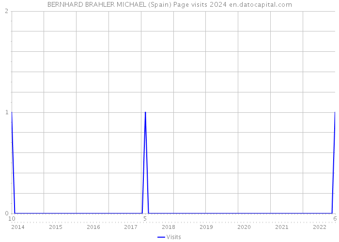 BERNHARD BRAHLER MICHAEL (Spain) Page visits 2024 