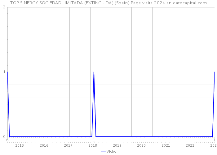 TOP SINERGY SOCIEDAD LIMITADA (EXTINGUIDA) (Spain) Page visits 2024 