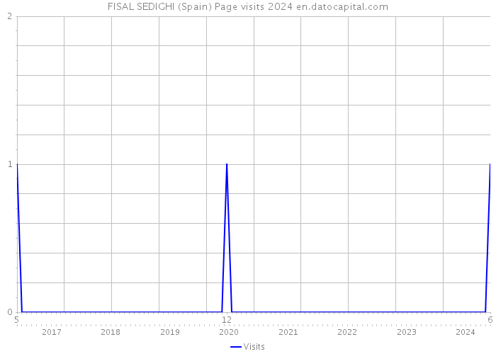 FISAL SEDIGHI (Spain) Page visits 2024 