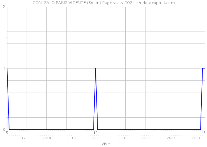 GON-ZALO PARIS VICENTE (Spain) Page visits 2024 