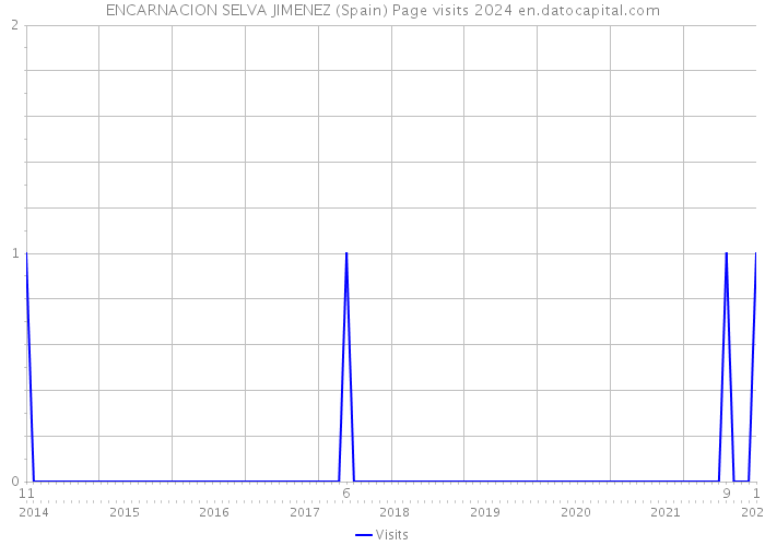 ENCARNACION SELVA JIMENEZ (Spain) Page visits 2024 