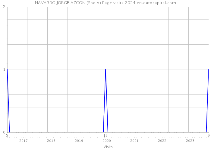 NAVARRO JORGE AZCON (Spain) Page visits 2024 