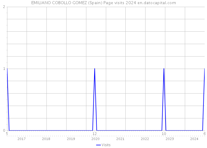 EMILIANO COBOLLO GOMEZ (Spain) Page visits 2024 