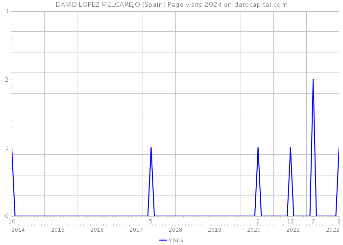 DAVID LOPEZ MELGAREJO (Spain) Page visits 2024 