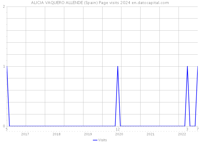 ALICIA VAQUERO ALLENDE (Spain) Page visits 2024 