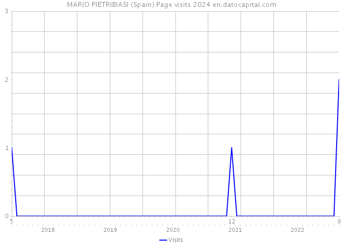 MARIO PIETRIBIASI (Spain) Page visits 2024 