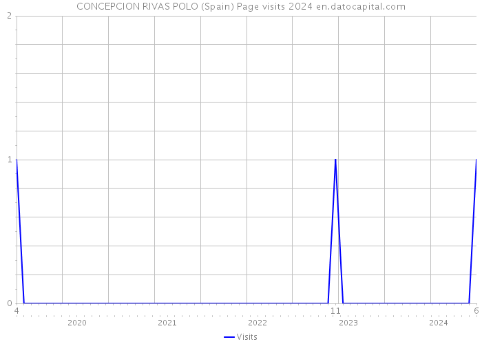 CONCEPCION RIVAS POLO (Spain) Page visits 2024 