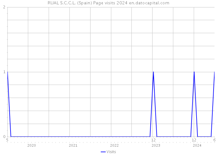 RUAL S.C.C.L. (Spain) Page visits 2024 